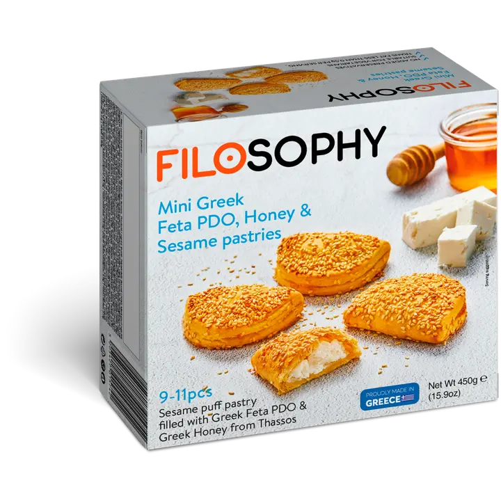 Filosophy feta, hunaja ja seesaminsiemenpasteija 450g