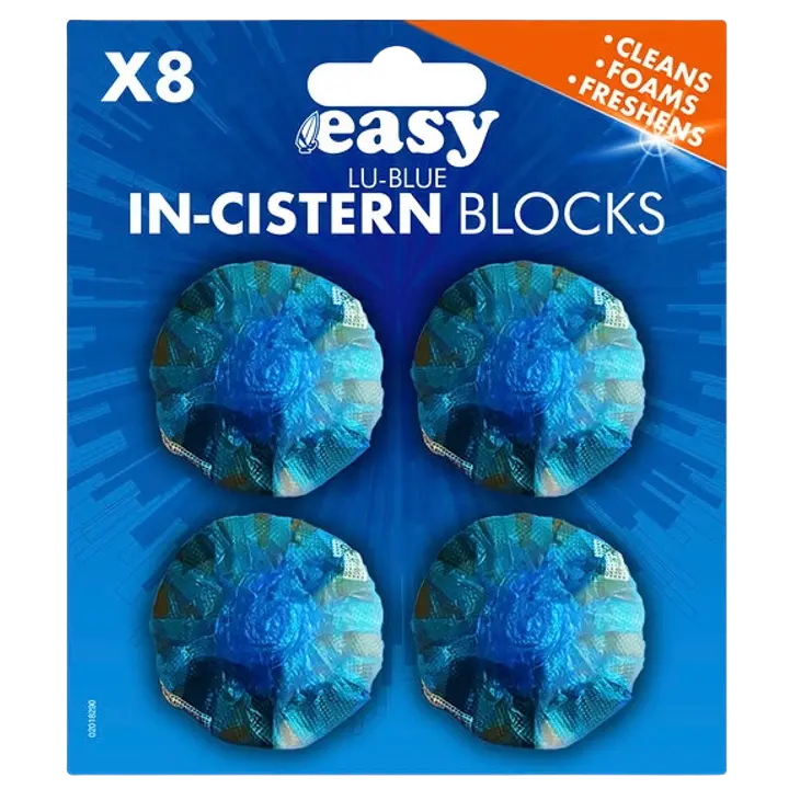 Wc loputuskasti sinised tabletid Easy 8tk