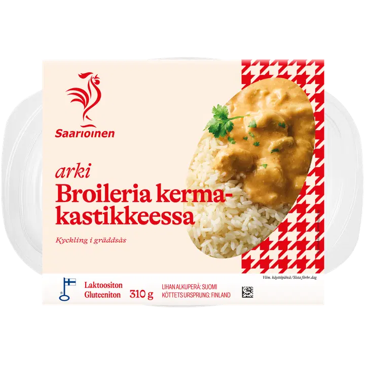 Saarioinen Broileria kermakastikkeessa 310g