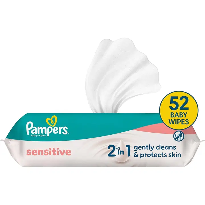 Pampers Sensitive Baby Wipes puhdistuspyyhe 52kpl