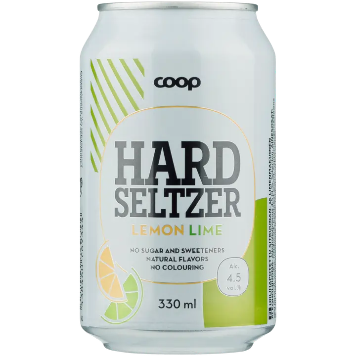 Coop Lemon-Lime 4,5% 330ml hard seltzer