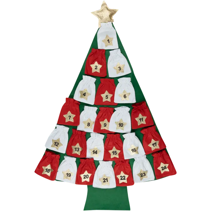 Jõulukalender kuusk 117 cm