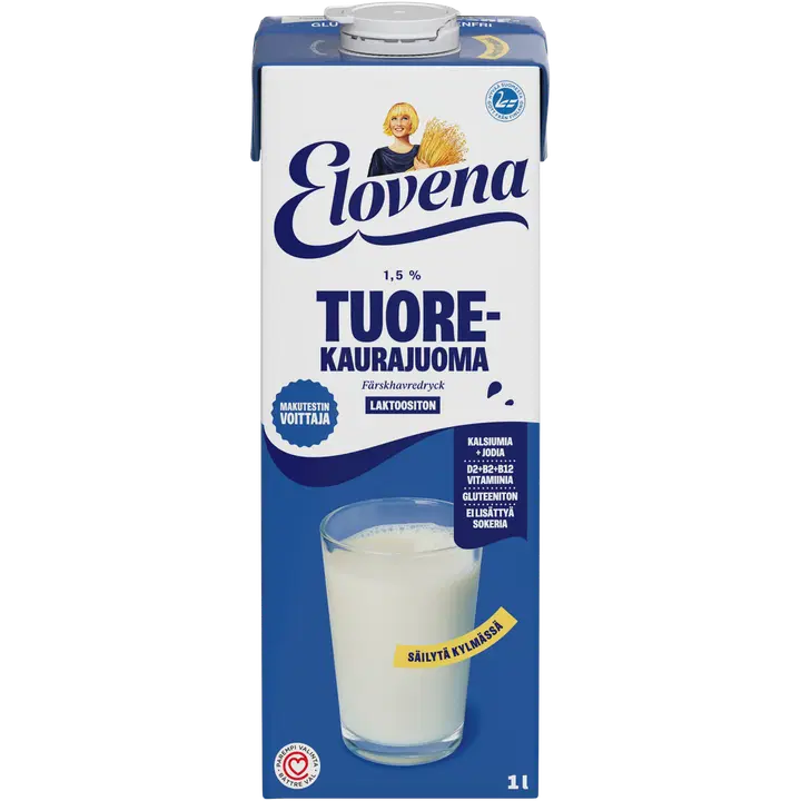 Elovena 1l tuorekaurajuoma ESL