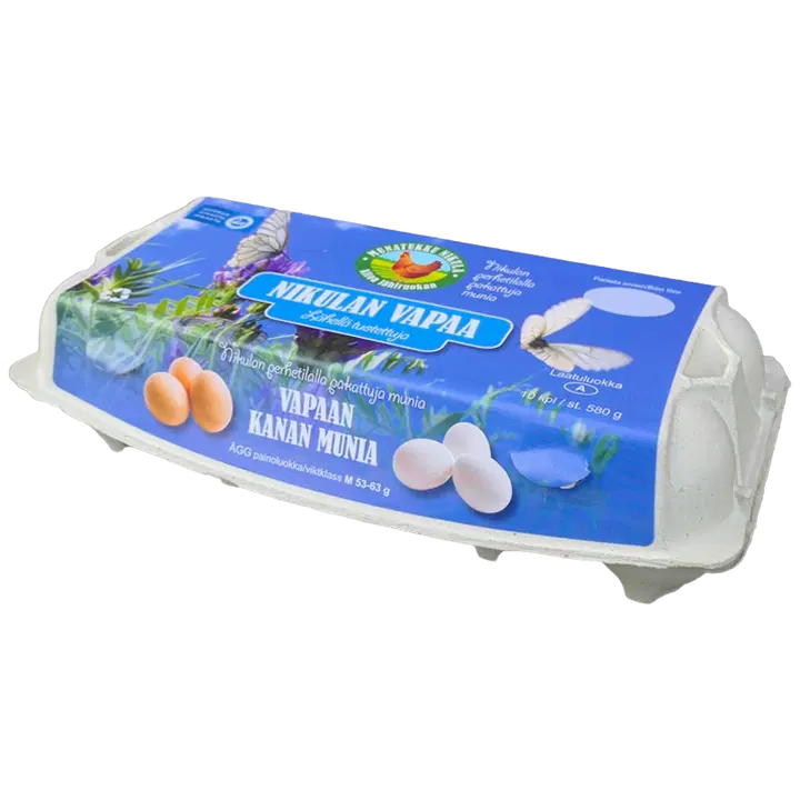 Munatukku Nikulan Vapaa kananmuna M10  580g