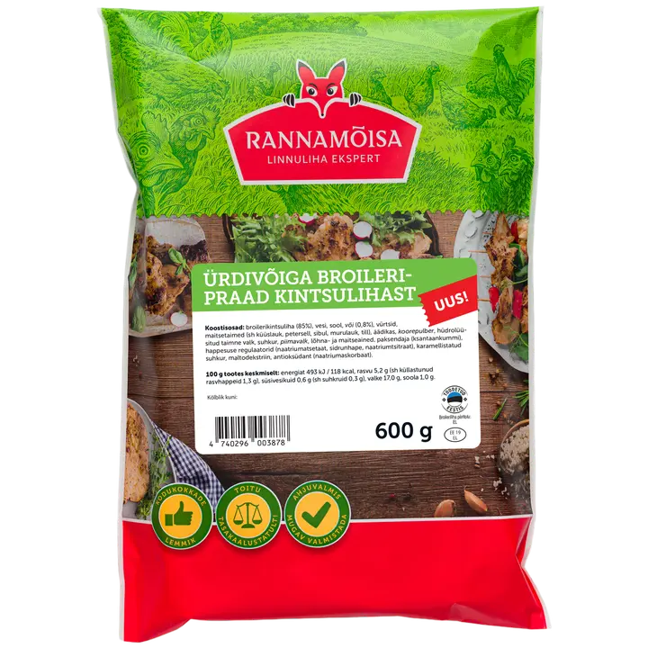 Rannamõisa Ürdivõiga Broileripraad U 600G