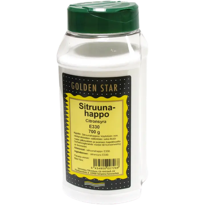 Golden Star Sitruunahappo E330 700g