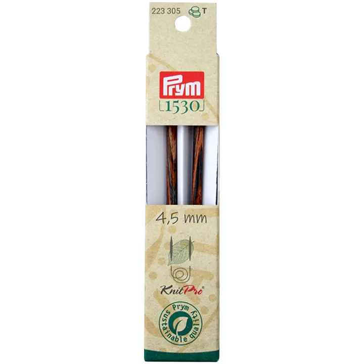 Prym 1530 pyöröpuikon pää 4,5 mm, materiaali puuta, yhdistettävä kaapeliin