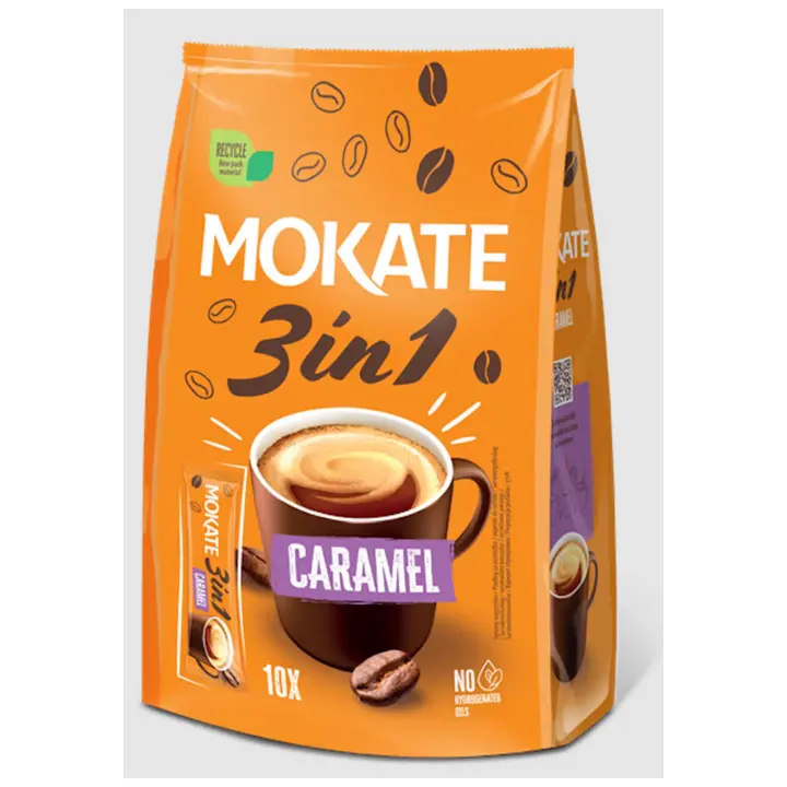 Mokate kohvijook 3in1 Caramel, kotikeses 10 x 17g