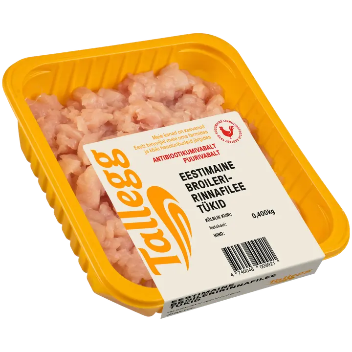 Tallegg Eestimaise Broilerifilee Tükid 400G