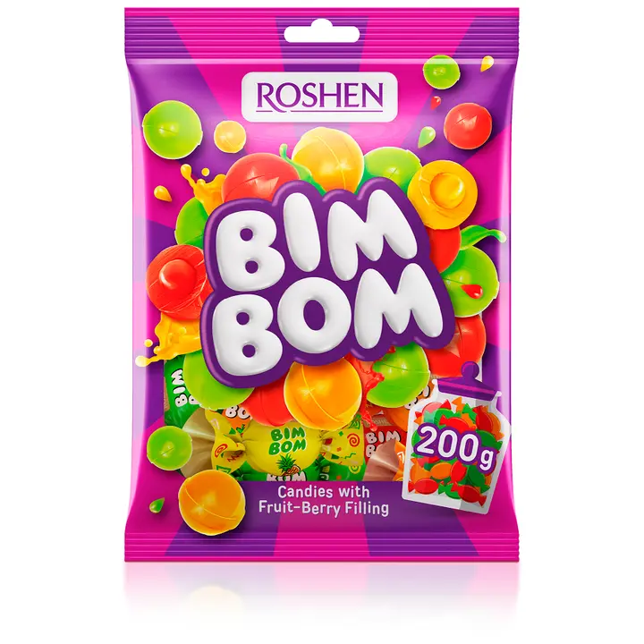 Roshen Bim Bom karamellid täidisega 200g
