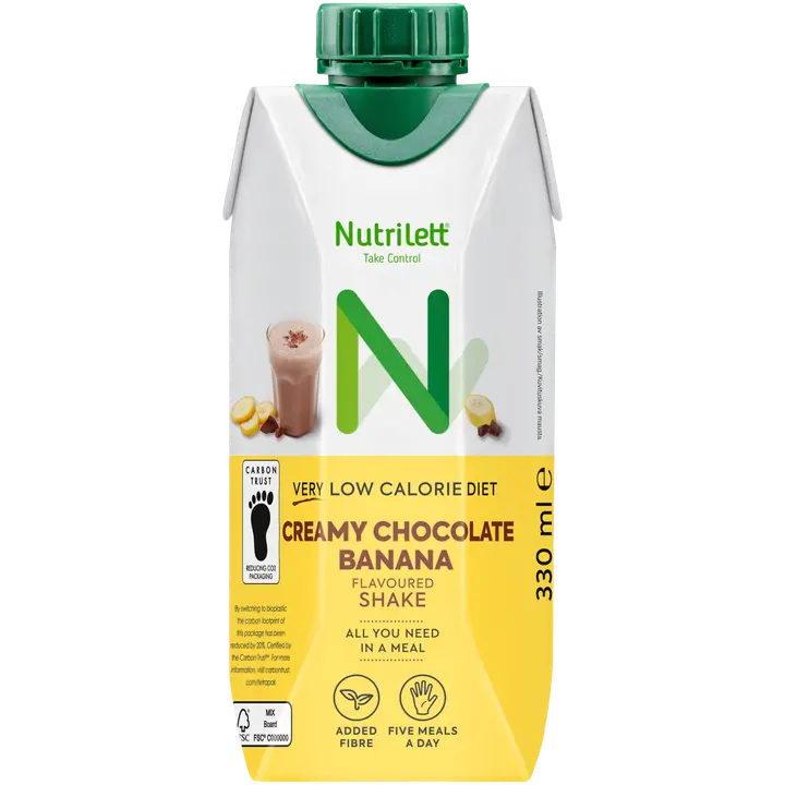 Nutrilett VLCD Creamy Chocolate Banana shake Valmis pirtelö 330ml