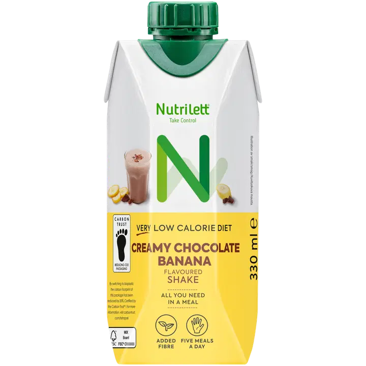 Nutrilett VLCD Creamy Chocolate Banana shake Valmis pirtelö Suklaa-banaani 330ml