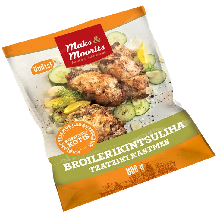 Maks ja Moorits Broilerikintsuliha Tzatziki Kastmes 800G