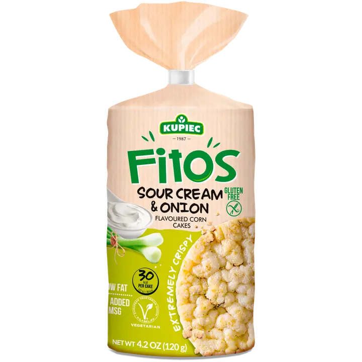 Kupiec Fitos maisivahvlid hapukoore ja sibulaga 120g