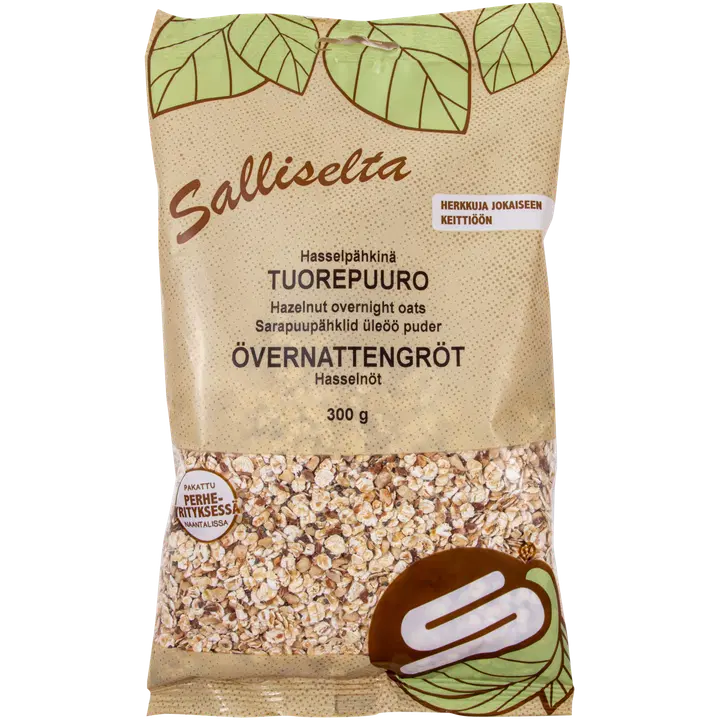 Salliselta Tuorepuuro hasselpähkinä 300g