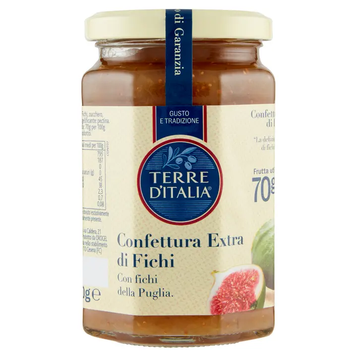 Terre d'Italia Confettura Extra di Fichi viikunahillo 340g