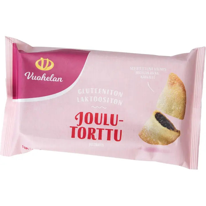 Vuohelan gluteeniton Joulutorttu 5kpl 200g, kypsäpakaste