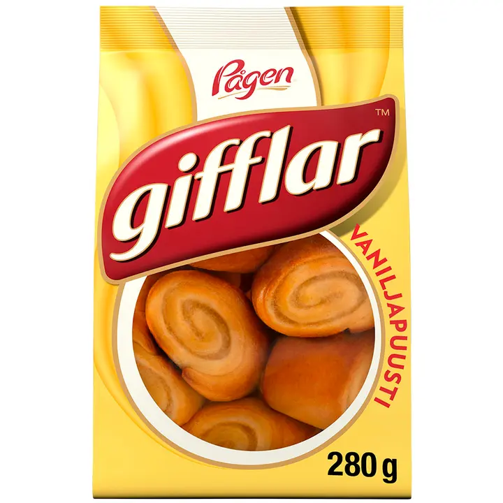Pågen Gifflar Vanilj pienet vaniljapullat 280g