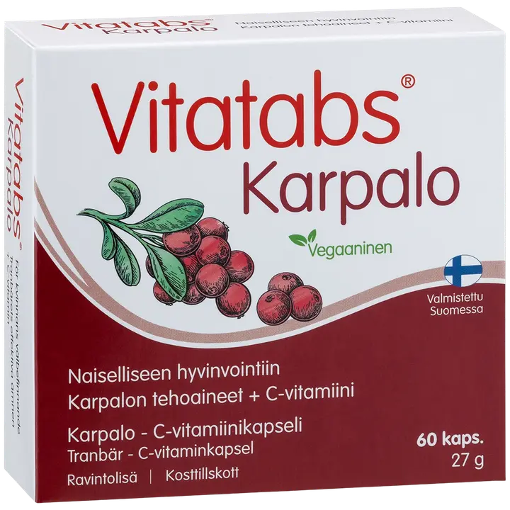 Vitatabs Karpalo karpalo-C-vitamiinikapseli 60 kaps
