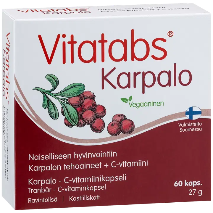 Vitatabs Karpalo karpalo-C-vitamiinikapseli 60 kaps