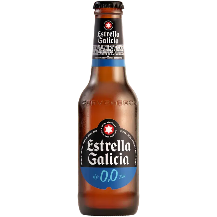 Estrella Galicia alkoholiton olut 0,0 % -til 0,25 l plo