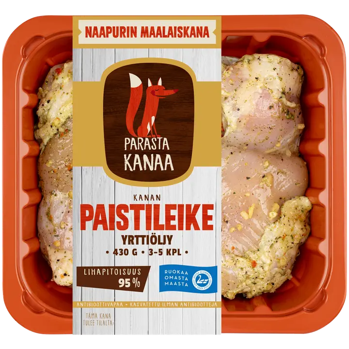 Naapurin Maalaiskanan paistileike, yrttiöljy 430g