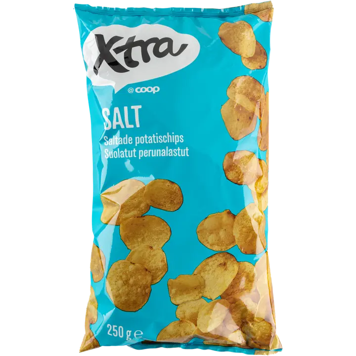 X-tra soolaga kartulikrõpsud 250 g