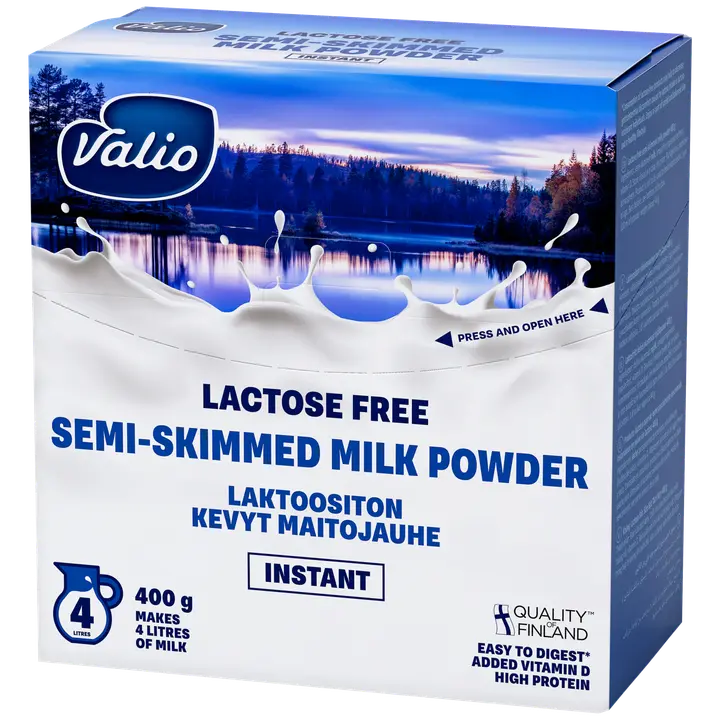 Valio laktoositon kevyt maitojauhe instant 400 g