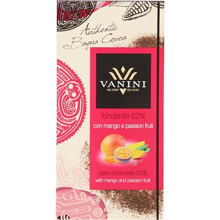Vanini tume šokolaad 62% mango ja passionviljaga 100g