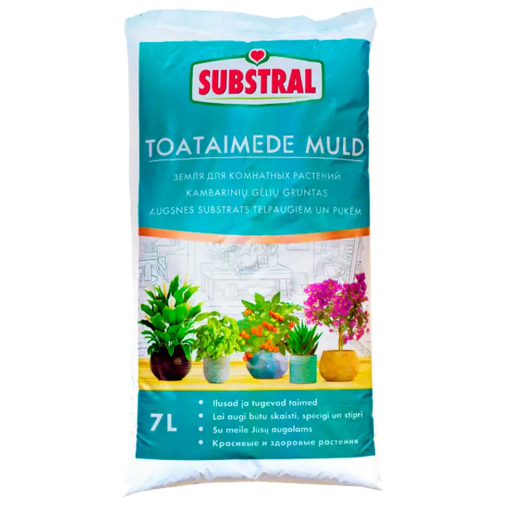 Toataimede muld 7 l, universaalne