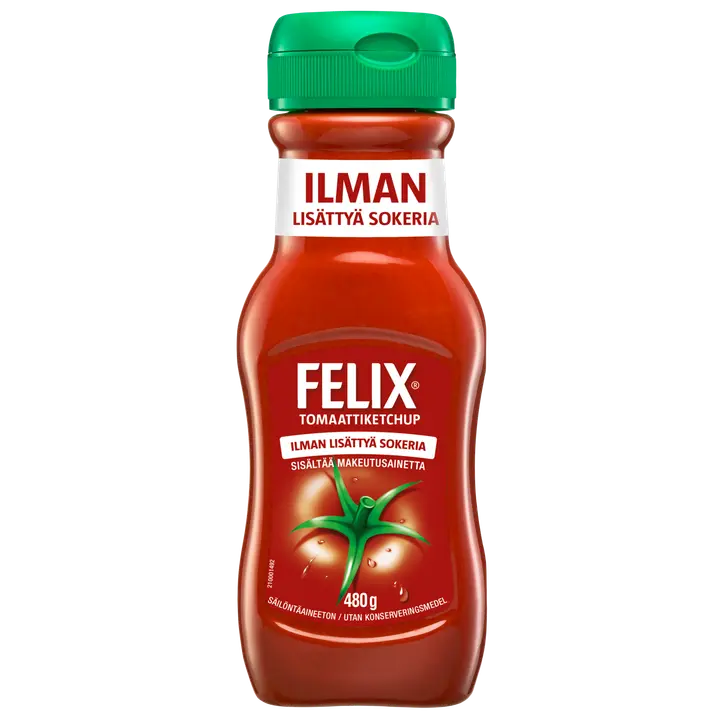 Felix ilman lisättyä sokeria ketsuppi 480g