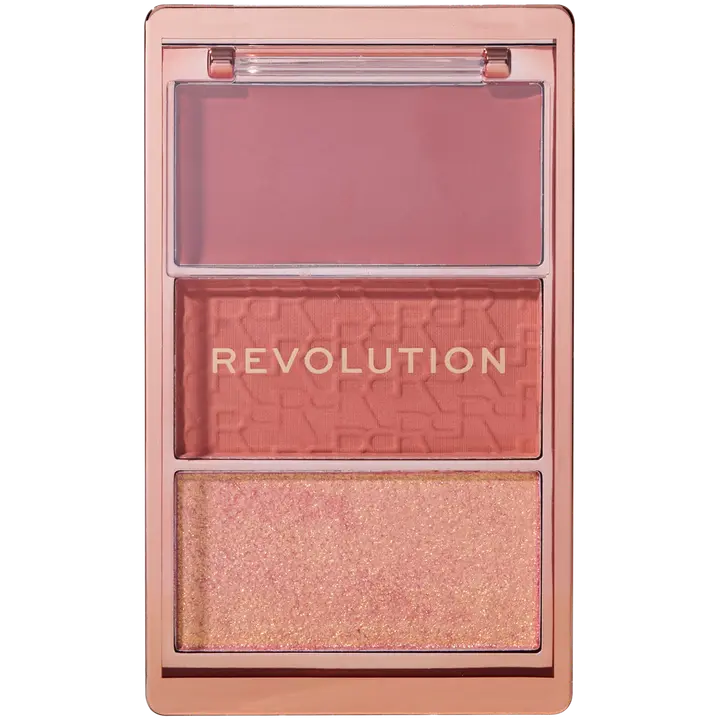Revolution põsepuna palett Rose