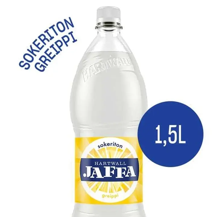 Hartwall Jaffa Greippi Sokeriton virvoitusjuoma 1,5 l