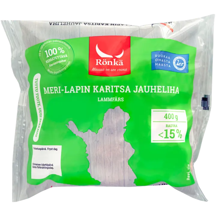 Rönkä Meri-Lapin Karitsa jauheliha 400g pakaste