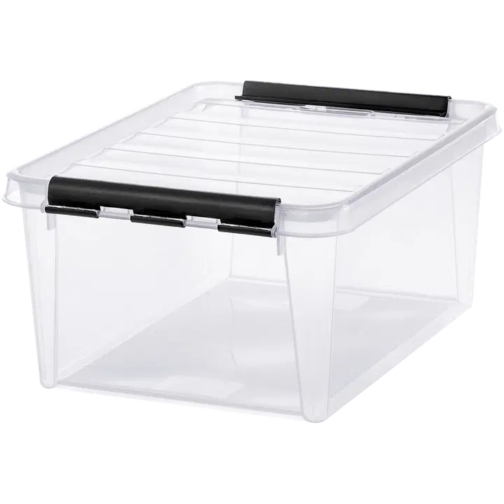 SmartStore Classic säilytyslaatikko kannella 14 L kirkas