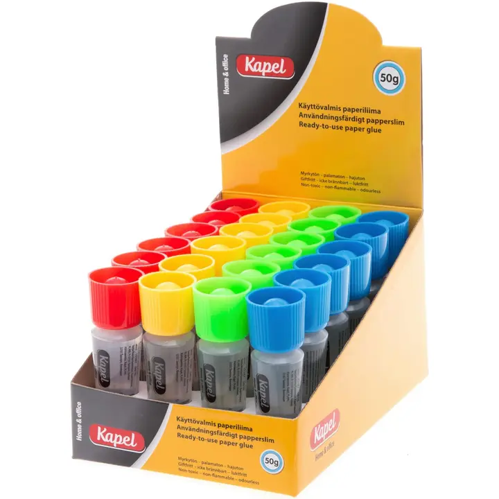 Kapel Paperiliima Heti Valmis 50 g lajitelma display