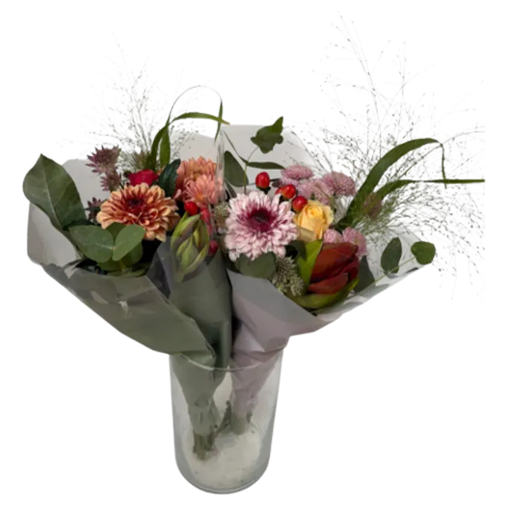 Kimppu Unelma, lajitelma, monivärinen sekakimppu, 8 oksaa, 50cm