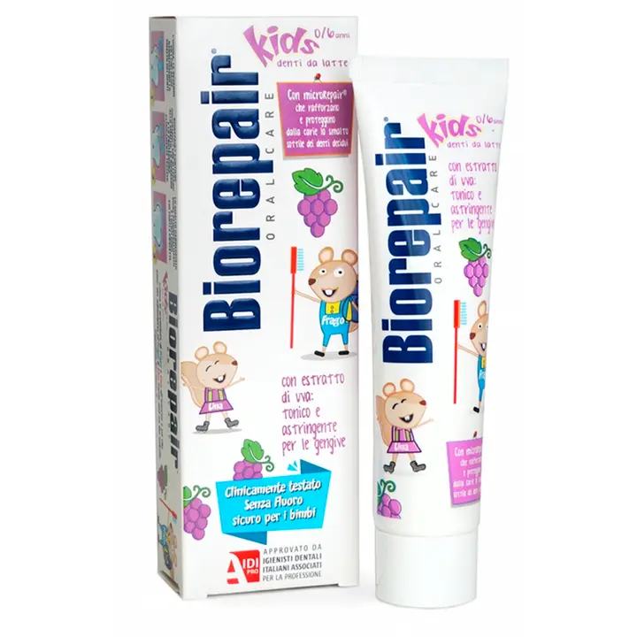 Hambapasta Biorepair Kids viinamari 50ml 0-6 a