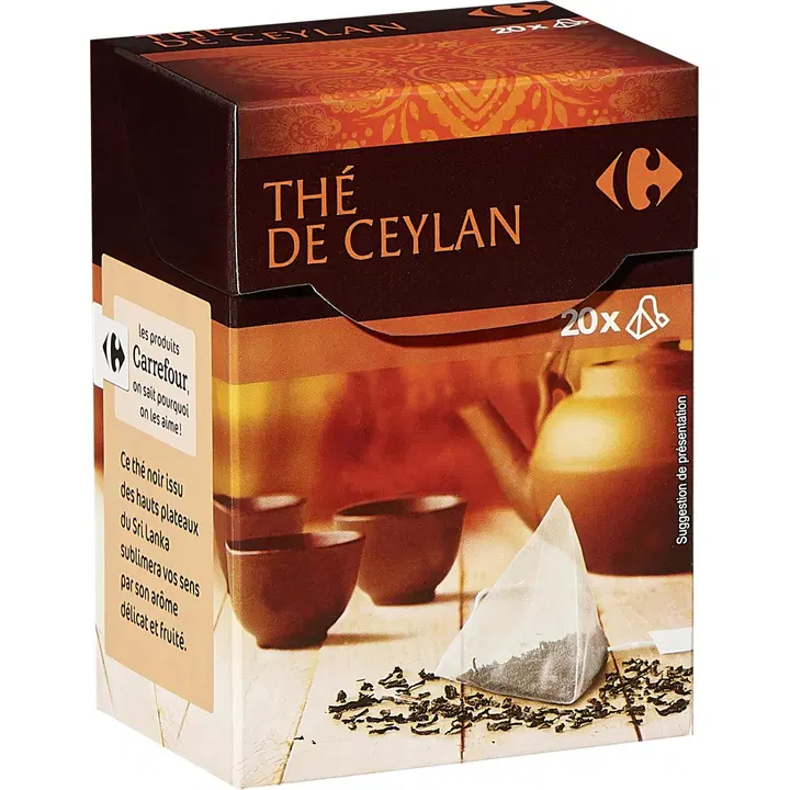 Carrefour Ceylon tee 20 pss