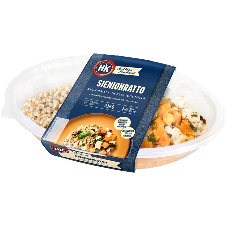 HK Kokkien Parhaat Sieniohratto kasviksilla ja fetajuustolla 330g