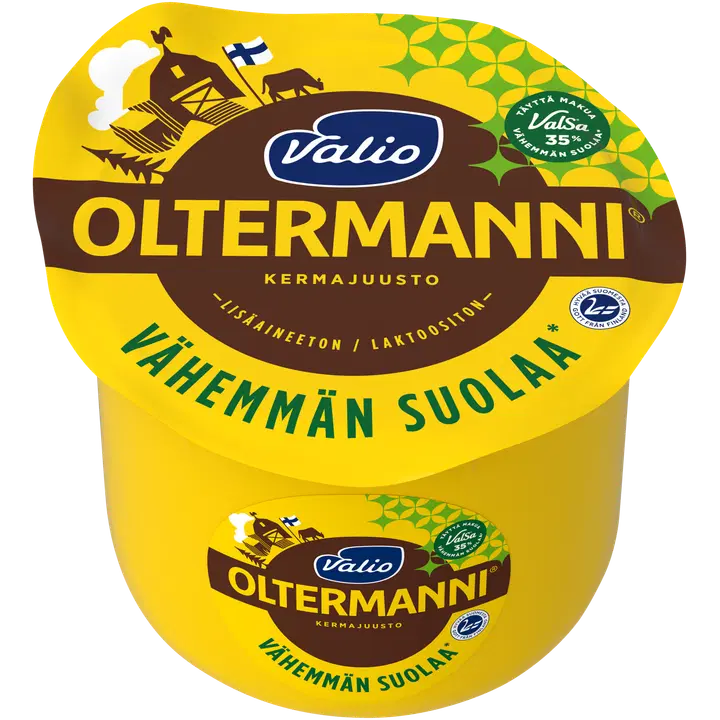Valio Oltermanni® Vähemmän suolaa ValSa® gräddost e 900 g