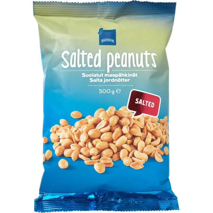 Rainbow 500g suolapähkinät