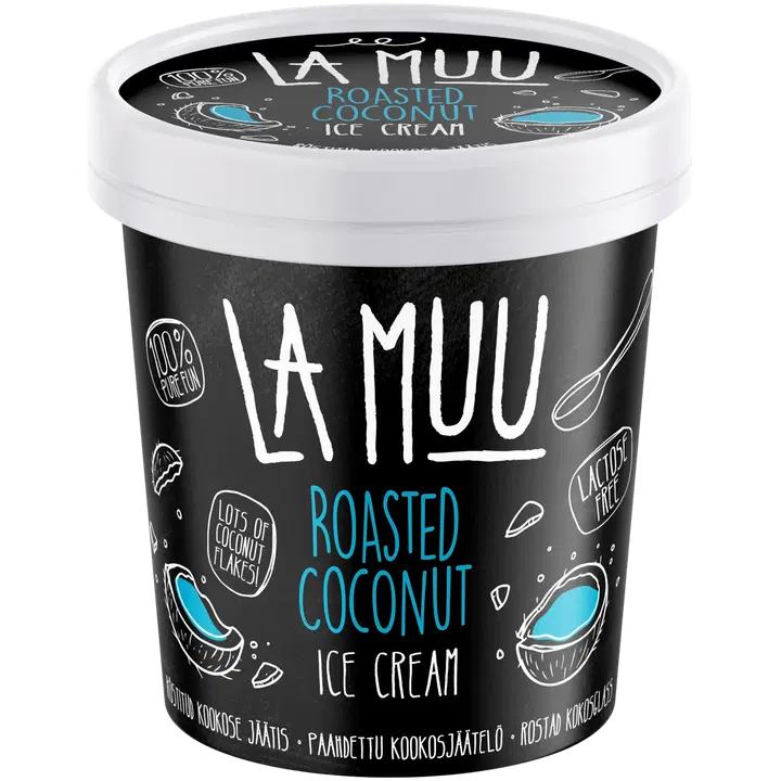 La Muu Laktoosivaba Kookosejäätis 250 g/500 ml