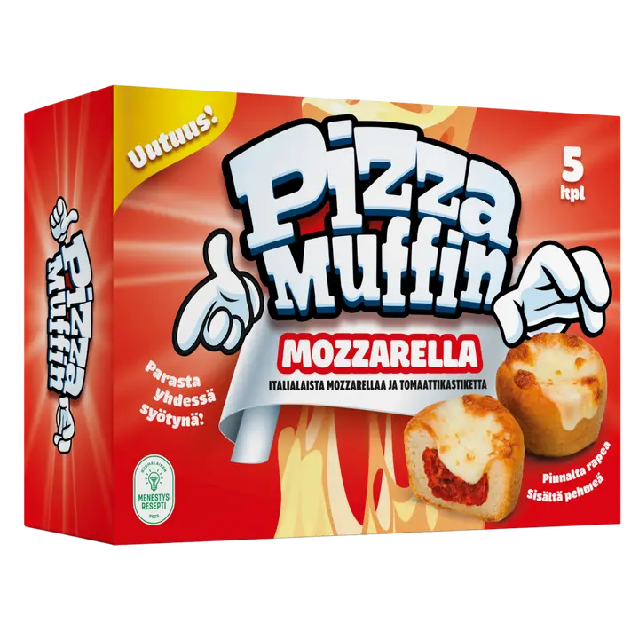 Pizza Muffin Mozzarella 275 g, pakaste