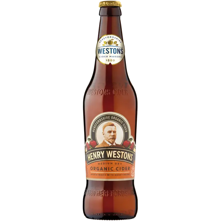 Henry Westons Organic Cider 6,0% 50cl plo