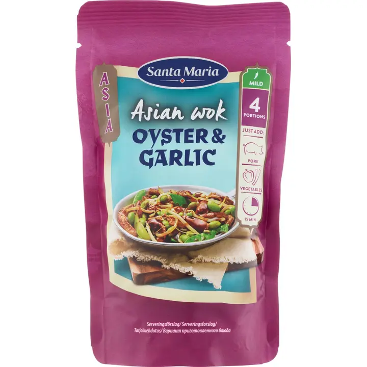 Santa Maria 150G Asian Wok Oyster & Garlic