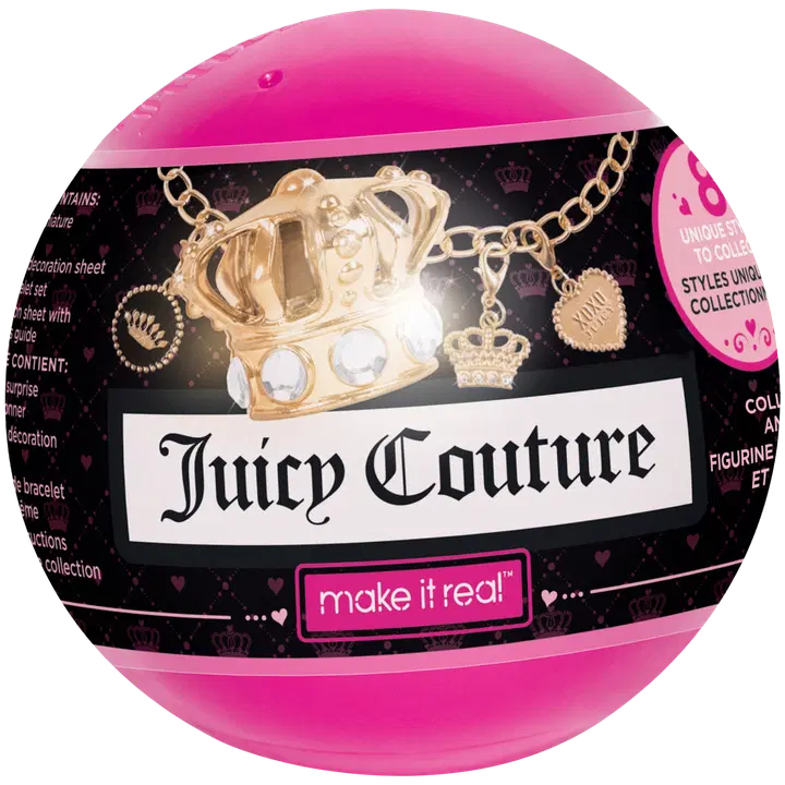 Make It Real yllätyspallo askartelusetti Juicy Couture Icon-kapseli