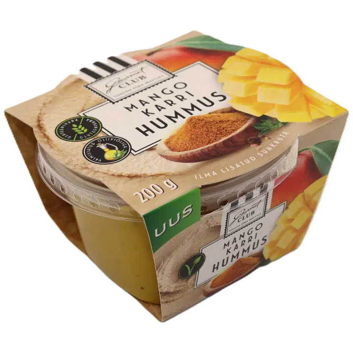 Gourmet Club mango karri hummus, 200 g