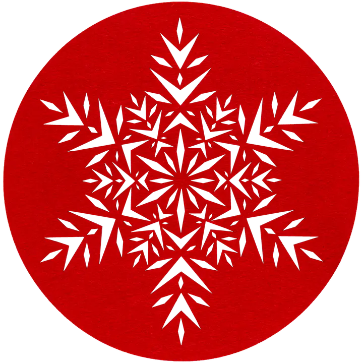 House huopatabletti X-mas 38 cm punainen