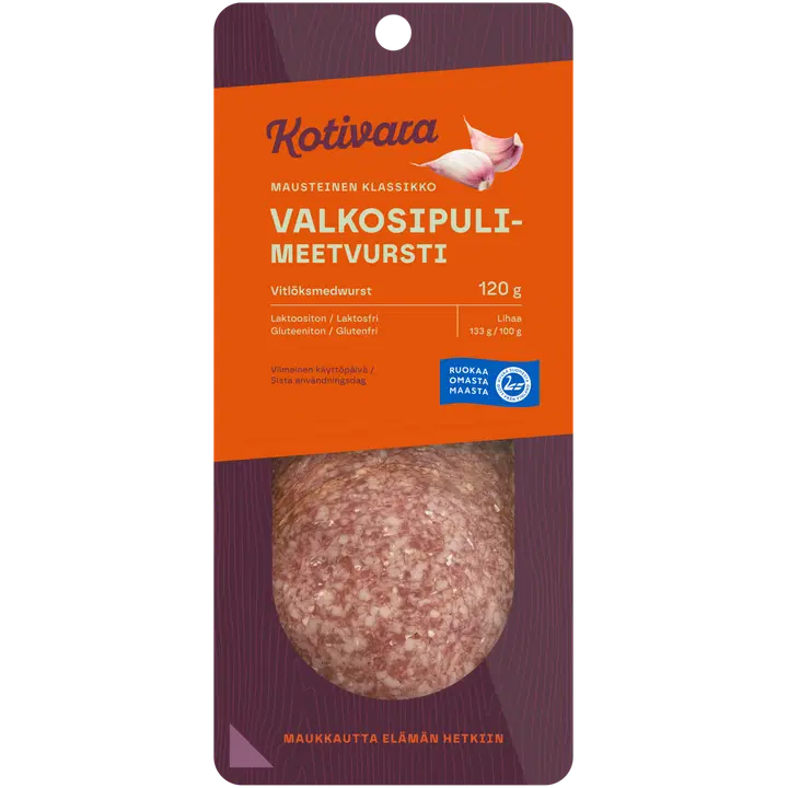 Kotivara Valkosipulimeetvursti 120 g